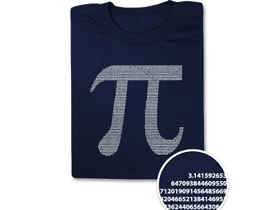 Pi By Numbers T-Shirt (M)