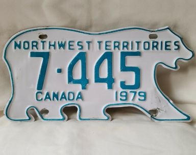 Northwest Territories License Plate